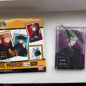 Jujutsu Kaisen JJK Maki Zenin Slide Mirror Bandai Keychain